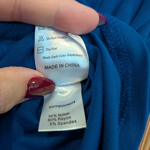 Blue Collared Boxy Shirt with Pocket - Picture 4 of 6